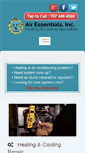 Mobile Screenshot of airessentialsinc.com